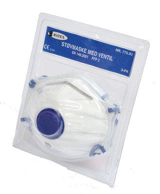STØVMASKER MED VENTIL
